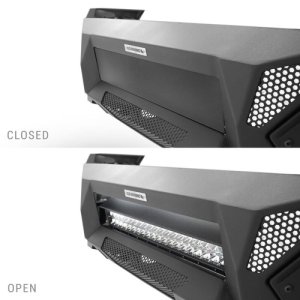 Toyota Tundra Bumper - Front - Go Rhino - Element with Power Bar - Textured Black - `22-`26